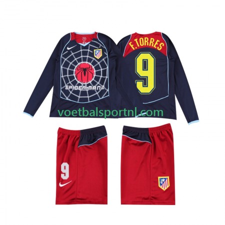 Atlético Madrid F TORRES 9 2004 Retro Kind Uit Tenue 2005 L/S